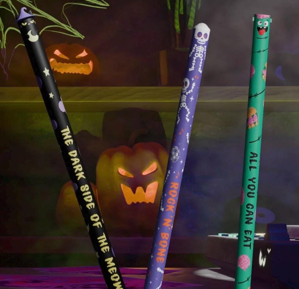 Legami Halloween Cat Erasable Gel Pen