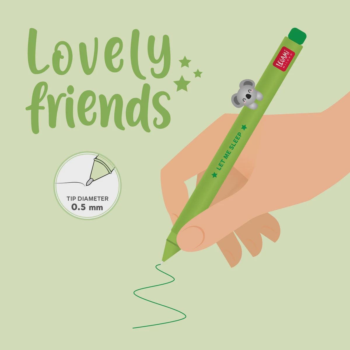 Legami Lovely Friends Koala gel pen
