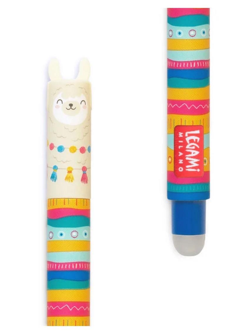 Legami Erasable gel gift pack of 14 Pens with FREE pack of 3 blue refill.