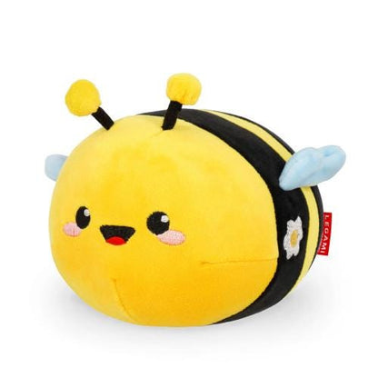 Stuffed Toy - Mini Plush - Soft Bee - with FREE Bee erasable Gel Pen By Legami