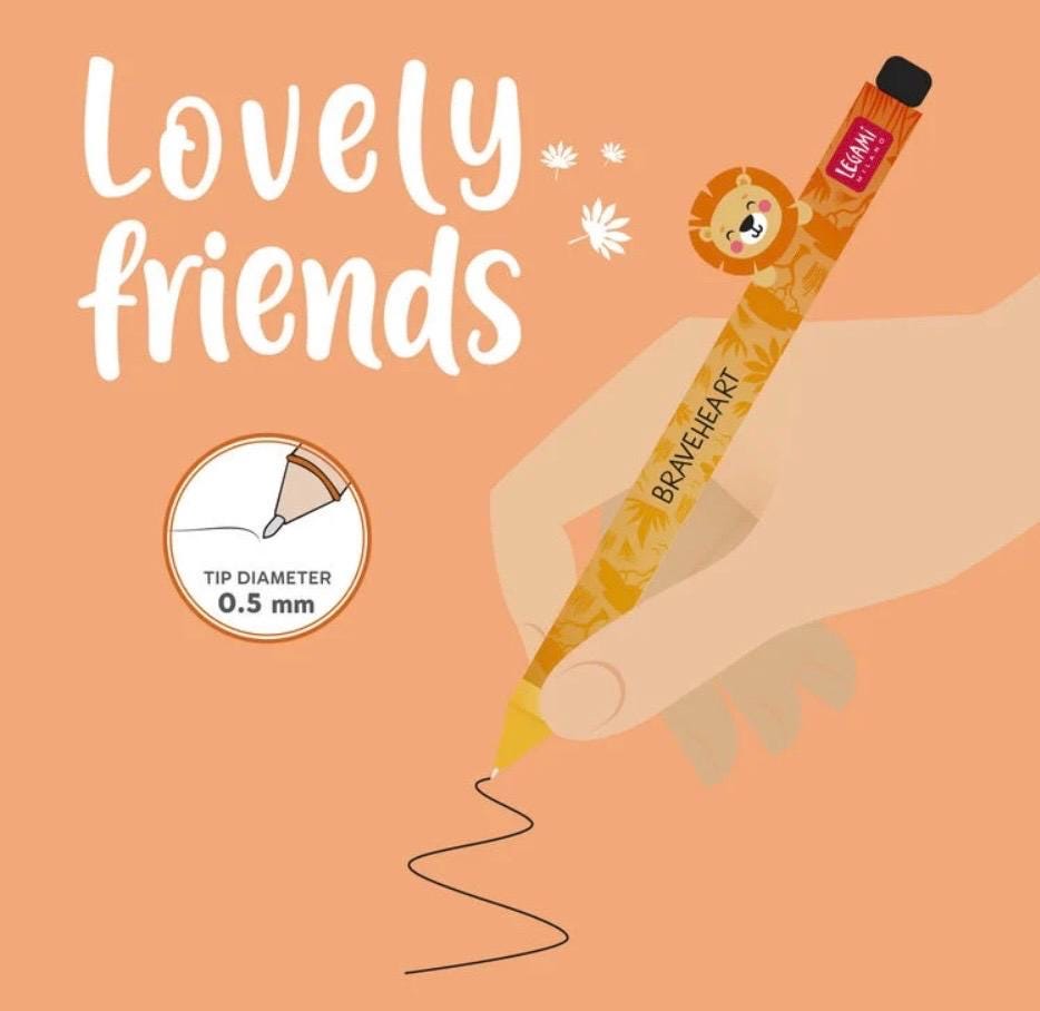 Legami Lovely Friends - Lion Gel Pen