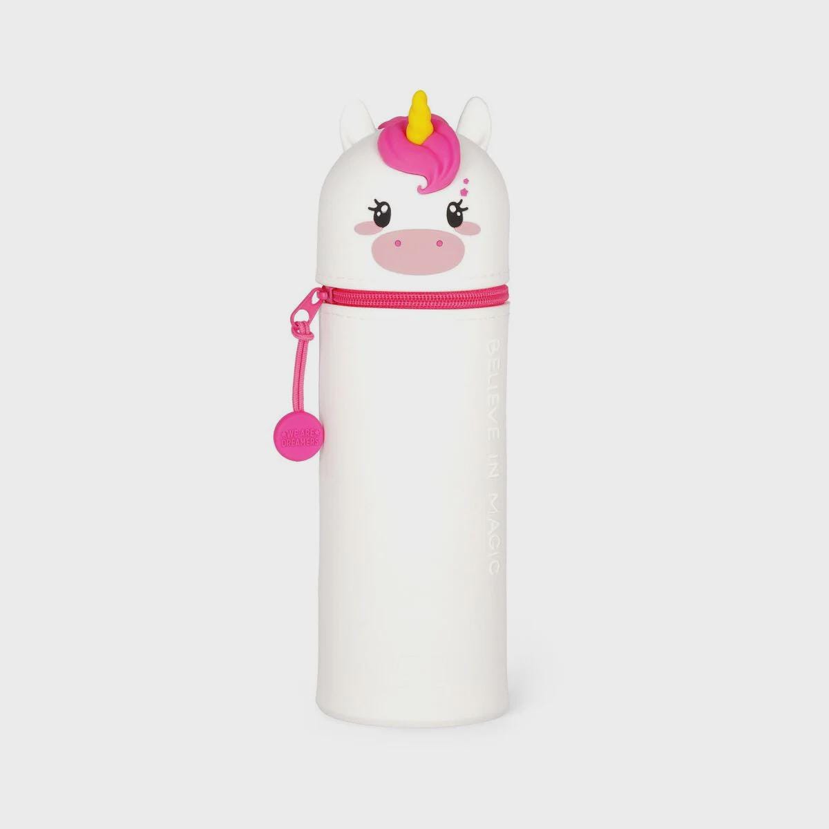 2 in 1 Soft Silicone Pencil Case - Kawaii ( Unicorn Style ) - Legami
