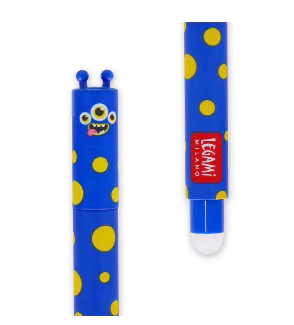 Legami- Monster Erasable Gel Pen