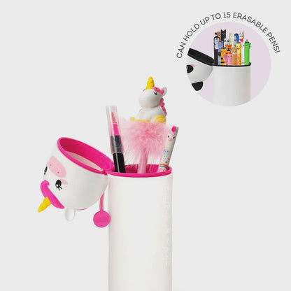 2 in 1 Soft Silicone Pencil Case - Kawaii ( Unicorn Style ) - Legami