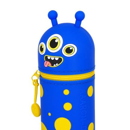 Legami - 2 in 1 Soft Silicone pencil case Kawaii - Monster Design