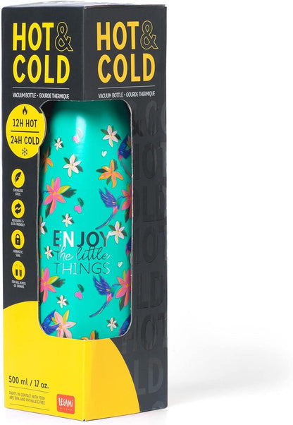Hot and Cold 500ml Hummingbird waterbottle - Legami